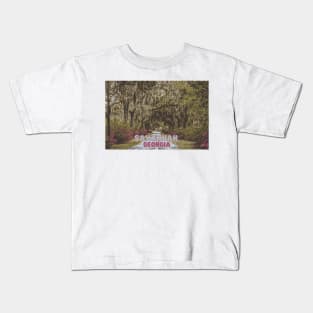 Savannah, Georgia Kids T-Shirt